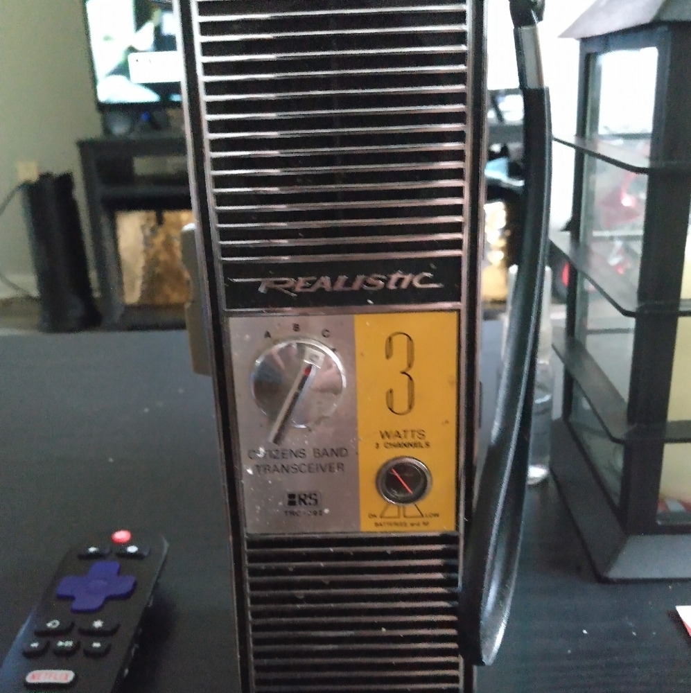 Three channel radio shack handheld CD radio